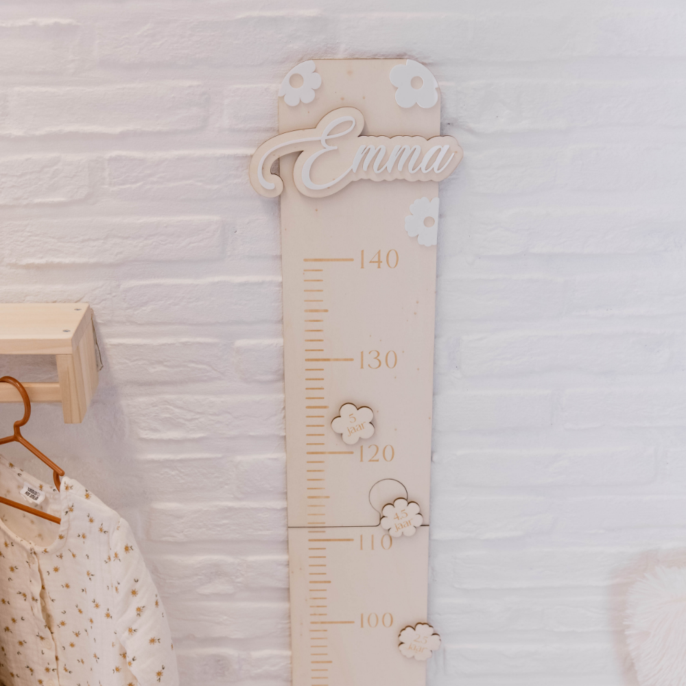 Houten groeimeter meisjes - Afbeelding 4