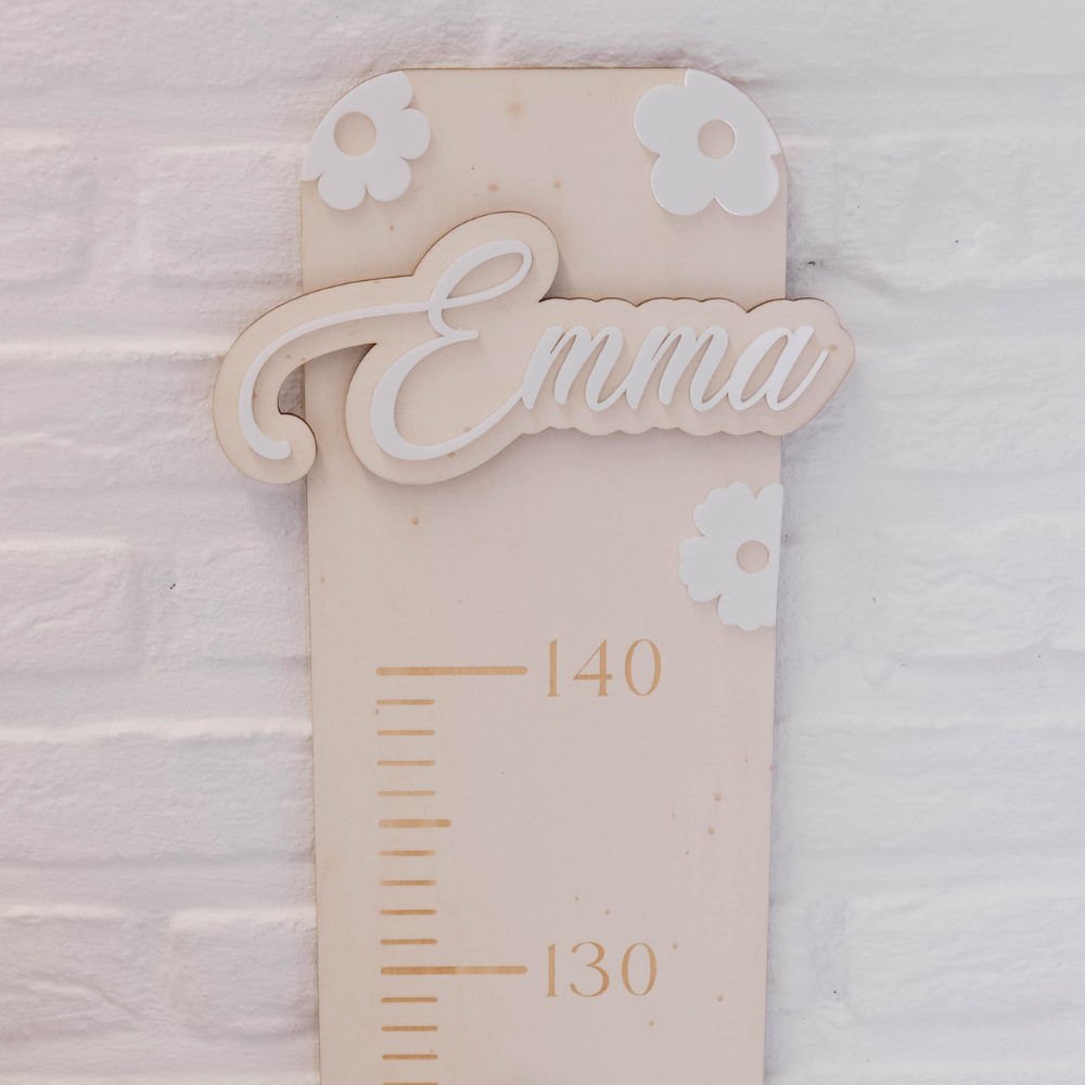 Houten groeimeter meisjes - Afbeelding 3